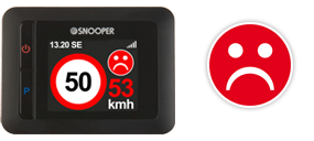 Indicateur de limite de vitesse MySpeed vue dans turbo
