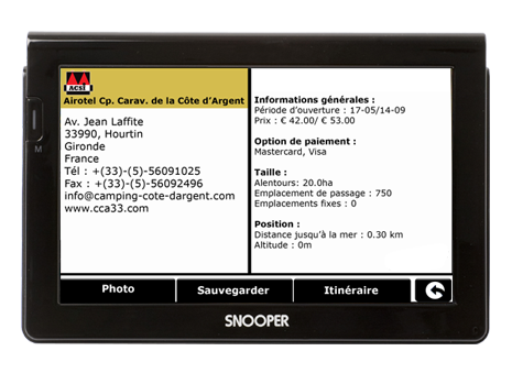 CC7000 : GPS CC7000 ( GPS Camping Car / Tuner TNT CC7000 )