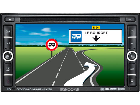 GPS Camping Cars CC9600 Autoradio 2DIN GPS CAMPING CAR