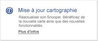 Mise � jour cartographie Snooper