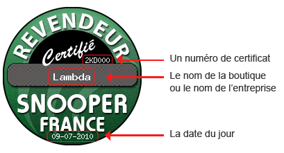 revendeurs Snooper France certifiés