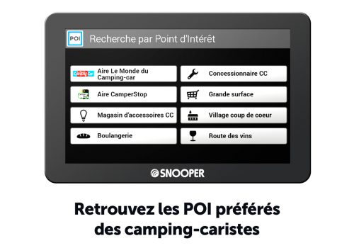 CC5400 : Info GPS Camping cars CC5400 et caractéristiques du CC5400