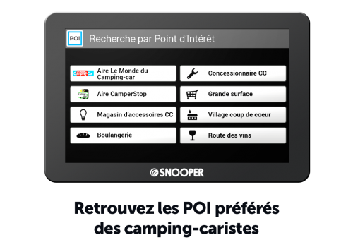 GPS camping car Snooper CC6200 Essentiel: Achetez en ligne