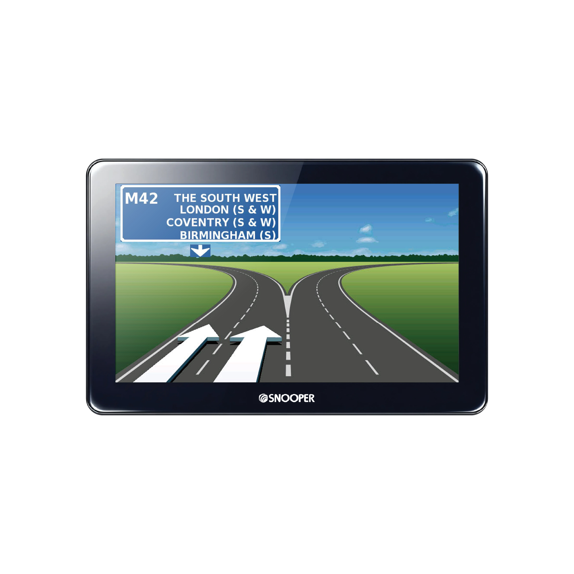 Snooper CC9900 - GPS camping-car 9 pouces avec support magnétique actif