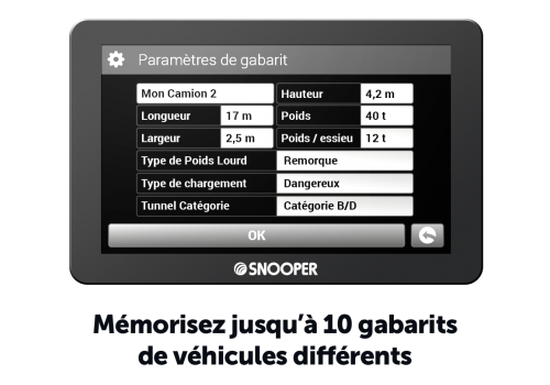 PL6600 : Info GPS Camion PL6600 et caractéristiques du PL6600