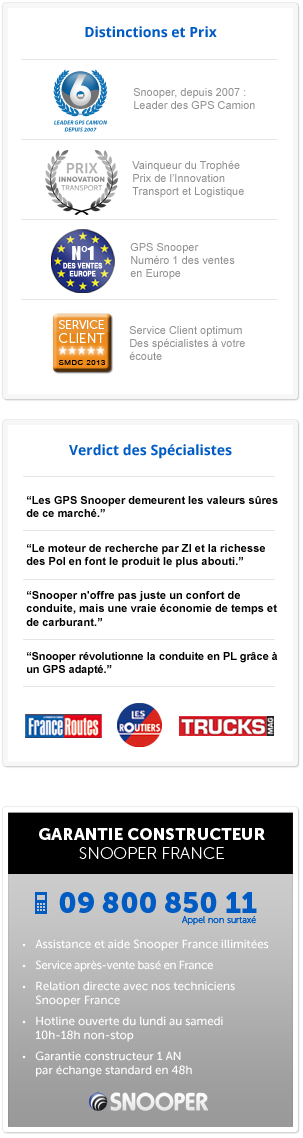 GPS Camping cars CC6100