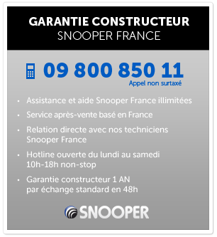 SNOOPER Ventura CC1000 GPS avec guidage pour camping-car & poid lourd