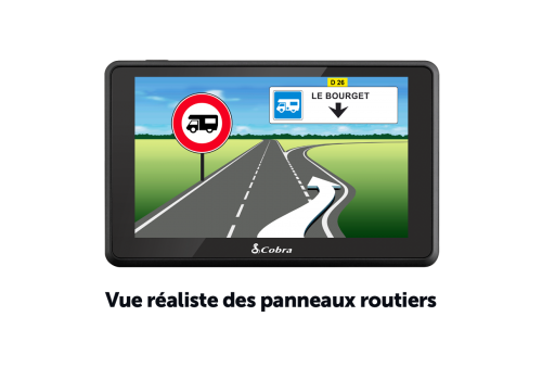 Cobra CC5100 - Essentiel de la navigation Camping Car : écran 13cm