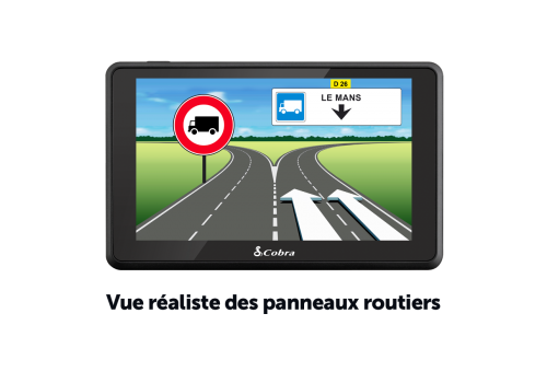 Cobra PL5100 - Essentiel de la navigation Poids Lourds : écran 13cm