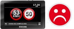 Indicateur de limite de vitesse MySpeed alerte des excès de vitesse